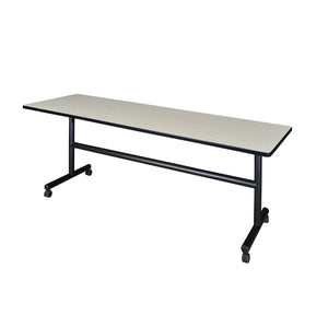 Kobe Flip Top Nesting Mobile Training Table, 84" x 24" Rectangle