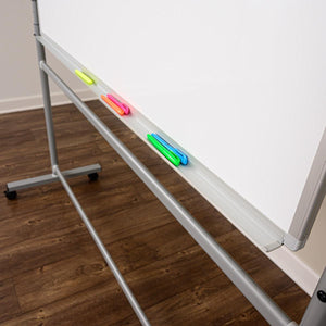 60"W x 40"H Mobile Double-Sided Magnetic Whiteboard