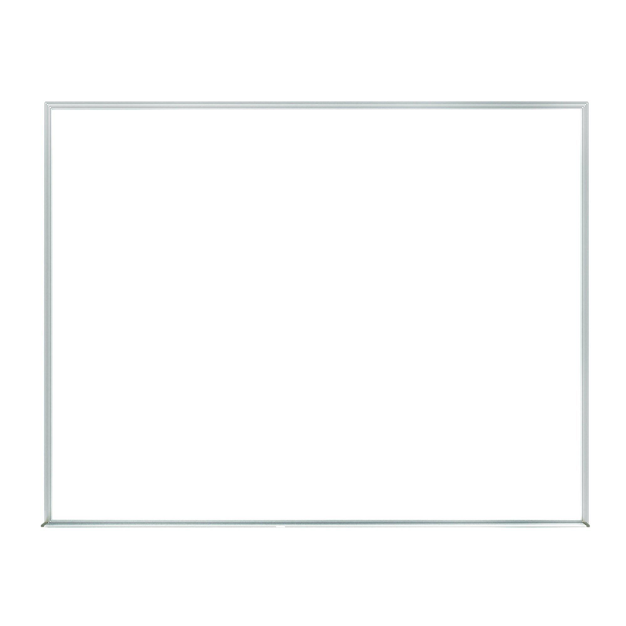 Non-Magnetic Whiteboard with Satin Aluminum Frame-Boards-