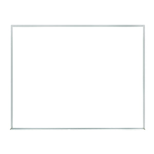 Non-Magnetic Whiteboard with Satin Aluminum Frame-Boards-