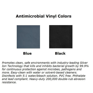 ProGrid® High Back Managers Chair with Antimicrobial Vinyl Seat, 3-Way Adjustable Arms and Seat Slider