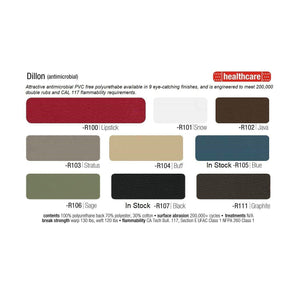 Bariatric Big & Tall Guest Chair with Antimicrobial Vinyl Upholstery, 300 lb Weight Capacity