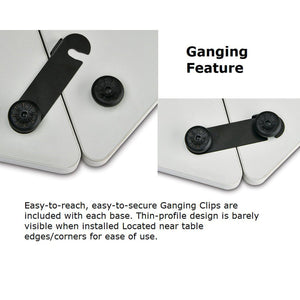 Folding/Nesting Mobile Training Tables, Rectangular, 48" x 24" x 29.5" H