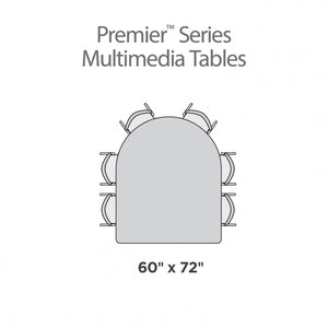 Premier Series Multimedia Tables, 60" x 72"-Tables-