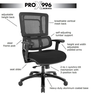 ProX996 Series Mesh Back Chair-Chairs-