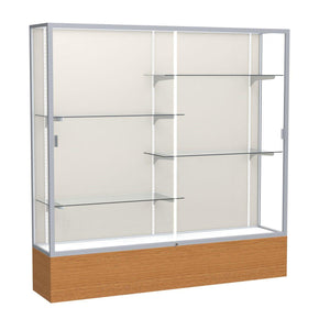 Reliant Series Floor Display Case, 72"W x 72"H x 16"D