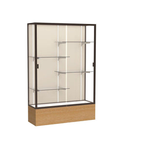 Reliant Series Floor Display Case, 48"W x 72"H x 16"D