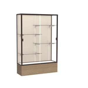 Reliant Series Floor Display Case, 48"W x 72"H x 16"D