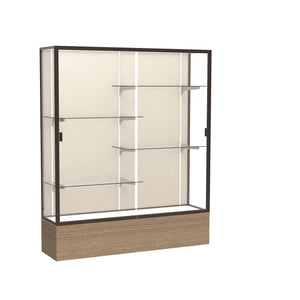 Reliant Series Floor Display Case, 60"W x 72"H x 16"D