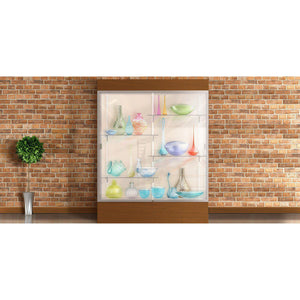 Reliant Series Lighted Floor Display Case, 72"W x 80"H x 16"D