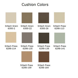 Respit Painted Steel Bench with Cushion