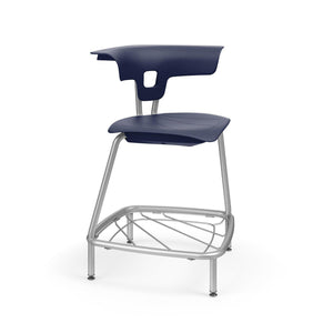 Ruckus 24"H Stool-Stools-Nordic (PND)-Starlight Silver Metallic (SX)-Yes