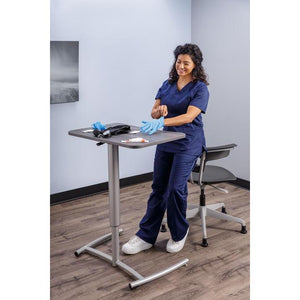 Ruckus Pneumatic Adjustable Desk With Glide Base-Desks-