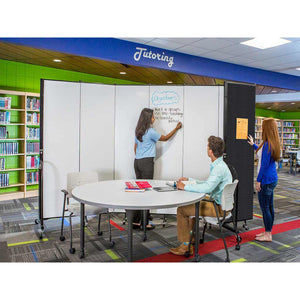 Screenflex Dry Erase/Tackable Dividers, 6 Ft. High-Partitions & Display Panels-
