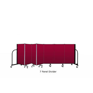 Screenflex Free Standing Room Divider, 4 Ft. High-Partitions & Display Panels-