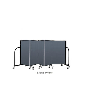 Screenflex Free Standing Room Divider, 4 Ft. High-Partitions & Display Panels-