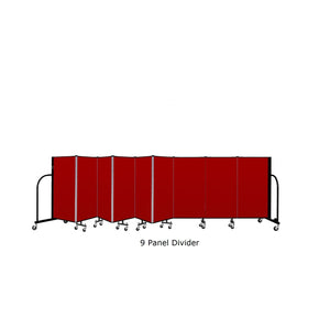 Screenflex Free Standing Room Divider, 4 Ft. High-Partitions & Display Panels-