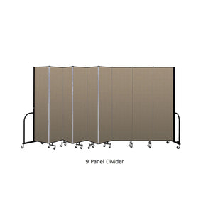 Screenflex Free Standing Room Divider, 6' 8" High-Partitions & Display Panels-