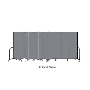 Screenflex Free Standing Room Divider, 6' 8" High-Partitions & Display Panels-