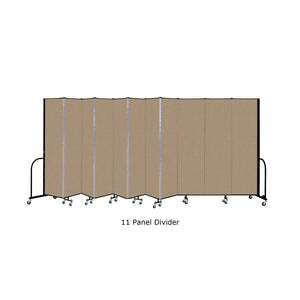 Screenflex Free Standing Room Divider, 7' 4" High-Partitions & Display Panels-