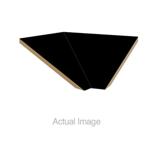 Sloping Hood Corner Filler for 15" Deep Designer Wood Lockers-Lockers-Black-