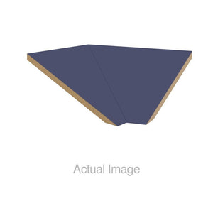 Sloping Hood Corner Filler for 15" Deep Designer Wood Lockers-Lockers-Blue-