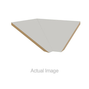 Sloping Hood Corner Filler for 15" Deep Designer Wood Lockers-Lockers-Gray-