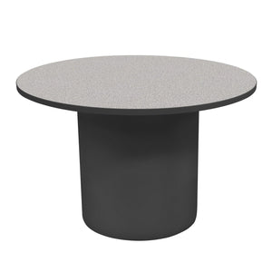 Sonik™ Soft Seating 48" Round Table-Soft Seating-29"-Gray Nebula/Black-Ebony