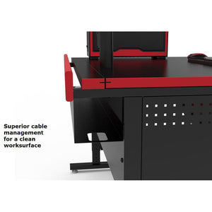 Esports Evolution Gaming Desk, 44" W x 30" D, FREE SHIPPING