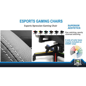 Esports Xpressions Gaming Chair with Custom Logo