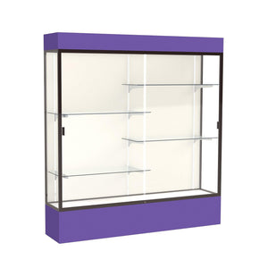 Spirit Series Lighted Floor Display Case, 72"W x 80"H x 16"D