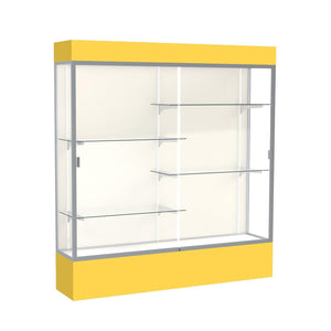Spirit Series Lighted Floor Display Case, 72"W x 80"H x 16"D