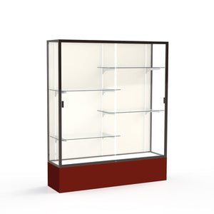 Spirit Series Floor Display Case, 60"W x 72"H x 16"D
