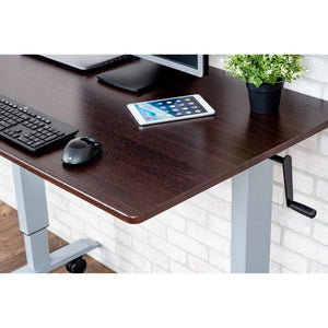 High Speed Crank Adjustable Stand Up Desk, 48" W