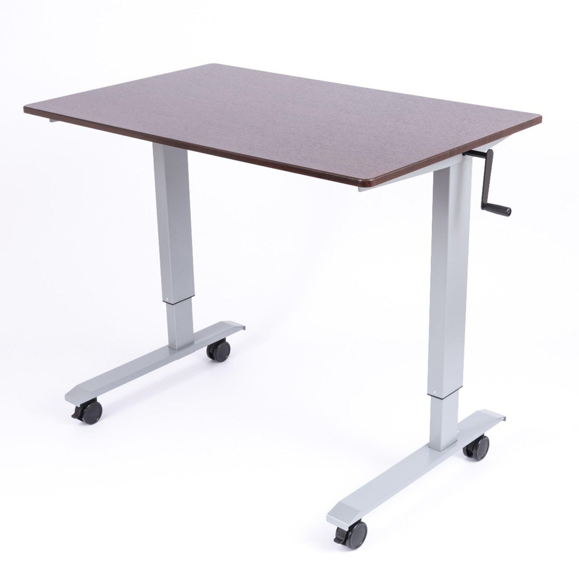 High Speed Crank Adjustable Stand Up Desk, 48" W
