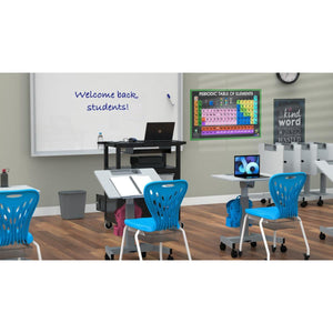 Pneumatic Adjustable Height Flip Top Student Desk/Nesting Desk