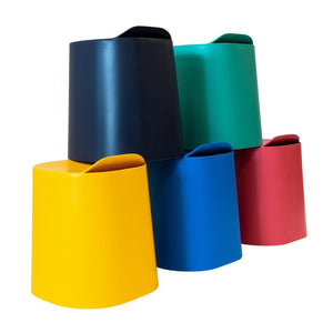 TailFin Plastic Stackable Stools (5 Pack)