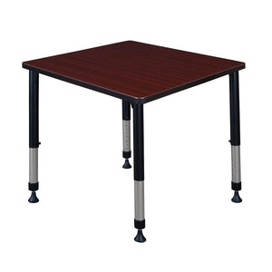 Kee 30" Square Height Adjustable Classroom Activity Table