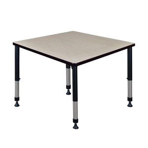 Kee 36" Square Height Adjustable Classroom Activity Table
