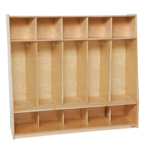 Tip-Me-Not 5 Section Seat Locker