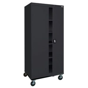 Transport Series Storage Cabinet, 36 x 24 x 72, Black