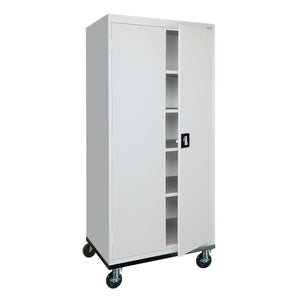 Transport Series Storage Cabinet, 36 x 24 x 72, Dove Gray