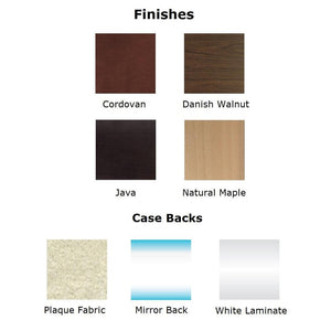 Heritage Series Floor Display Case with Hardwood Finish, 48"W x 70"H x 18"D