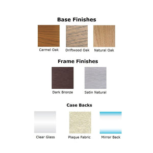 Keepsake Series Lighted Floor Display Case, 24"W x 80"H x 24"D