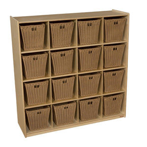 16 Big Cubby Storage with Medium Baskets