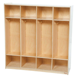 4 Section Locker