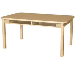 Wood Designs Four Seater High Pressure Laminate Desk-Desks-22" Fixed-