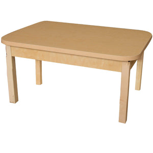 Wood Designs High Pressure Laminate Activity Tables-Tables-24" x 48" Rectangle-14" Fixed-
