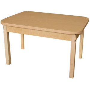Wood Designs High Pressure Laminate Activity Tables-Tables-24" x 48" Rectangle-20" Fixed-