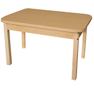 Wood Designs High Pressure Laminate Activity Tables-Tables-24" x 48" Rectangle-22" Fixed-
